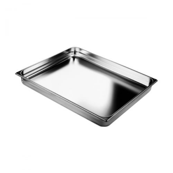  Σκεύος GN (Gastronom) inox 2/1 650x530x100mm GN2110